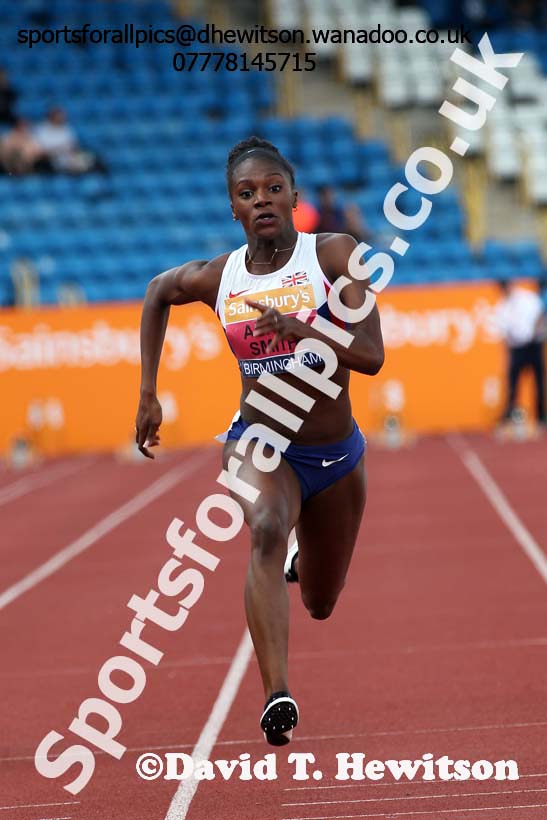 Womens 100 metres, Sainsbury's British Champs, Alexander Stadium, Birmingham. Photo: David T. Hewitson/Sprts for All Pics